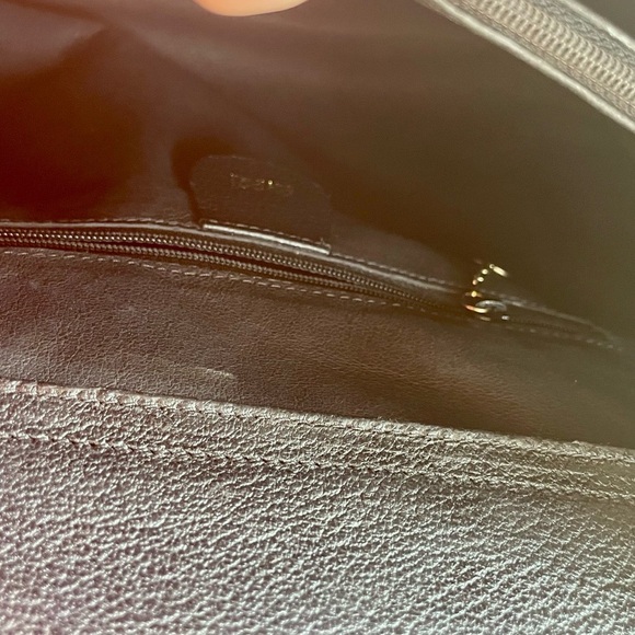 GUCCI Diana tote, black suede w/ bamboo, *all new interior lining* w/cards, EUC - Picture 12 of 17